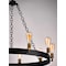Maxim Lighting Noble 30-Light 50" Wide Black / Natural Aged Brass Chandelier 26278BKNAB - alternate 3